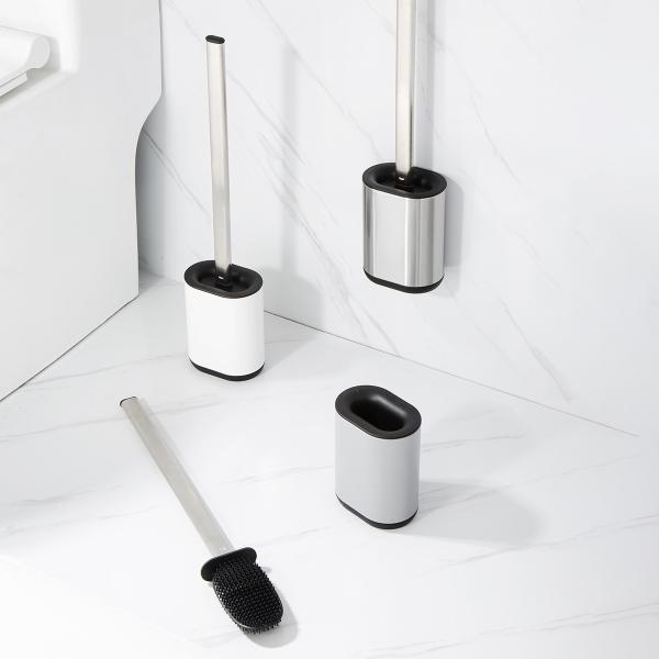Buy cheap TPR 2.0 Stainless Steel Toilet Cleaning Brush And Holder Set Modern Design from wholesalers