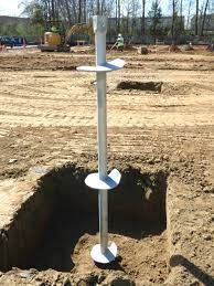 Solar Mounting Ground Anchor Helical Piles for Foundations Spiral Anchors Pole Screw