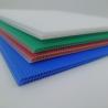 Buy cheap Customized Color Corrugated Plastic Sheets 4x8' Corona Treatment Printing Use 12mm from wholesalers