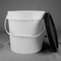 Buy cheap Sea Food Packaging Plastic Food Bucket 8L 25cm Height With Screw Lid product