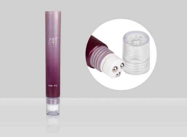 Buy cheap Empty Eye Cream Tubes 10-25ml Custom Cosmetic Tubes With Massage Stainless Steel Ball from wholesalers