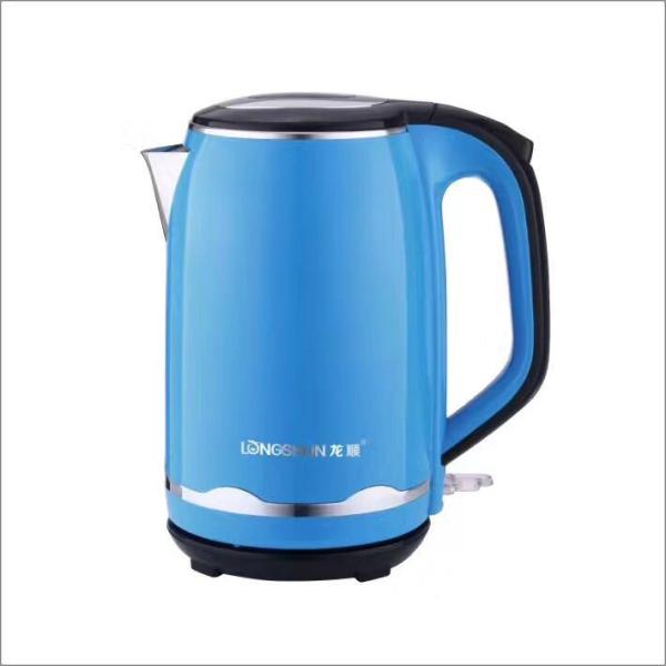 Anti Scage Plastic Double Wall Electric Kettle 0.35mm Thickness CE CB Certificat