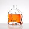 Buy cheap 750ml Drop Shape Transparent Brandy Glass Bottle with Customized Logo Printing from wholesalers