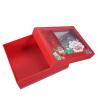 Buy cheap Custom Christmas Eve apple box cover red hand gift box Christmas gift window box from wholesalers