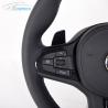 Buy cheap 3.5KG BMW Full Leather Car Steering Wheel Black Toray Carbon Fiber Twill from wholesalers