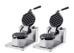 Stainless Steel Feet 220V 1.2kw Egg Waffle Maker