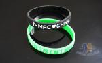 Interchangeable Custom Plastic Bracelets Promotional Silicone Bracelets 200 * 12