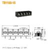 Buy cheap 2-12 Poles Black 20A Barrier Power Terminal Blocks Brass PBT 11mm Pitch from wholesalers