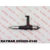Buy cheap DENSO Genuine common rail fuel injector 095000-6140 for KOMATSU SAA6D140E-5 6261-11-3200, 6261113200 from wholesalers