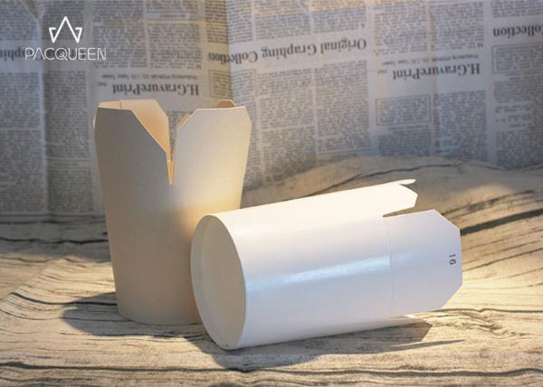 Buy cheap Biodegradable White Takeaway Food Containers Pots For Hot Soup And Noodles from wholesalers