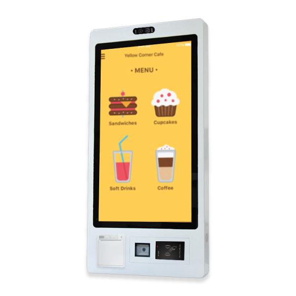 Buy cheap Self Service Restaurant Ordering Kiosk Machine System For Order Food from wholesalers