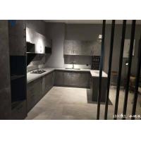 Buy cheap 3200*1800MM Solid Surface Quartz Stone Top Black Quartz Kitchen Countertops Anti product