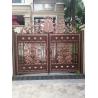 Buy cheap Eco Friendly House Cast Iron Gates / Antique Wrought Iron Garden Gates from wholesalers