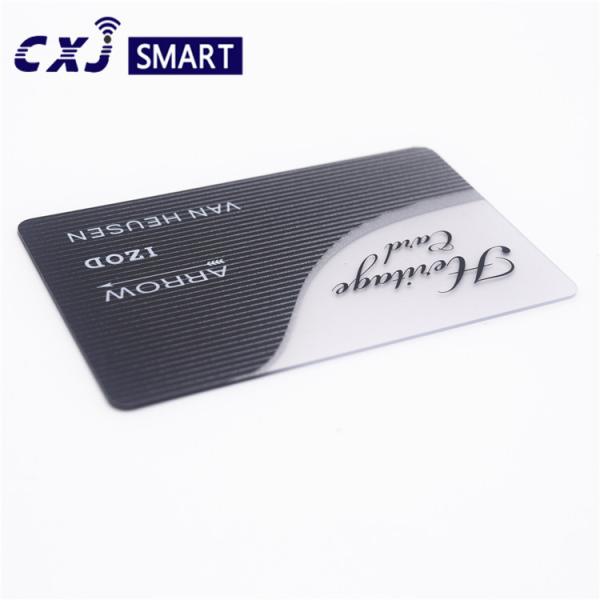 Buy cheap ODM Plastic Business Cards Luxury , Transparent Pvc Business Card Printing from wholesalers