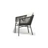 Buy cheap Aluminum Garden Round Rattan Rope Stacking Chair Outdoor from wholesalers