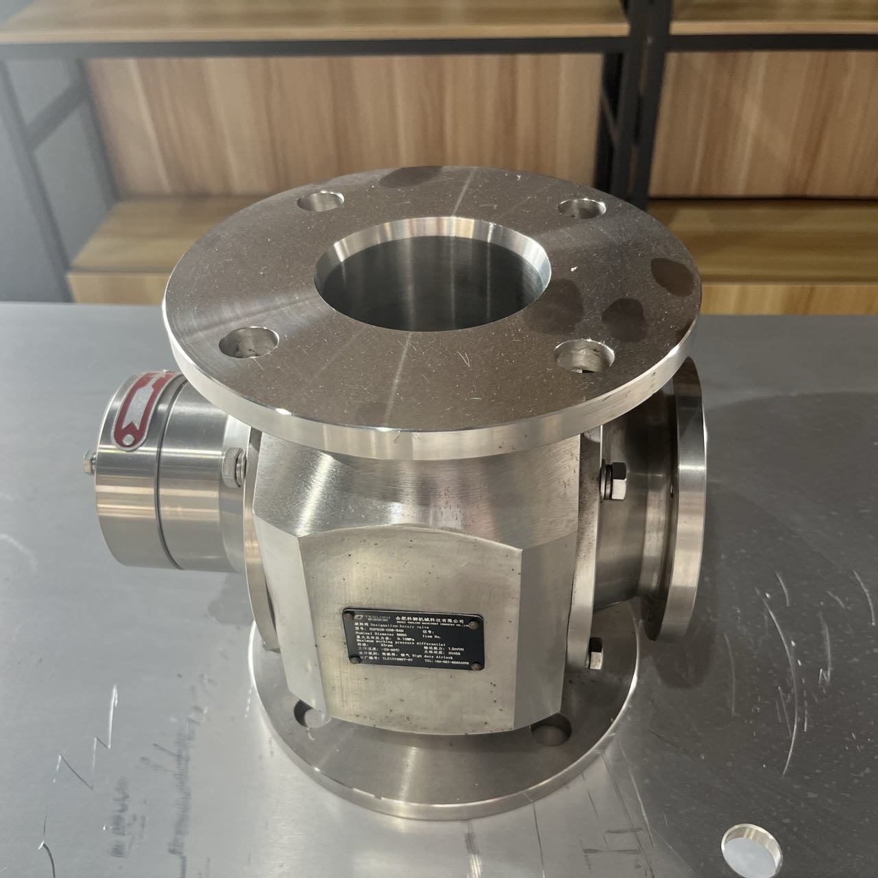 Conveyor Hygiene Sanitary Rotary Air Lock Feeder Powder Rotary Feeding Valve
