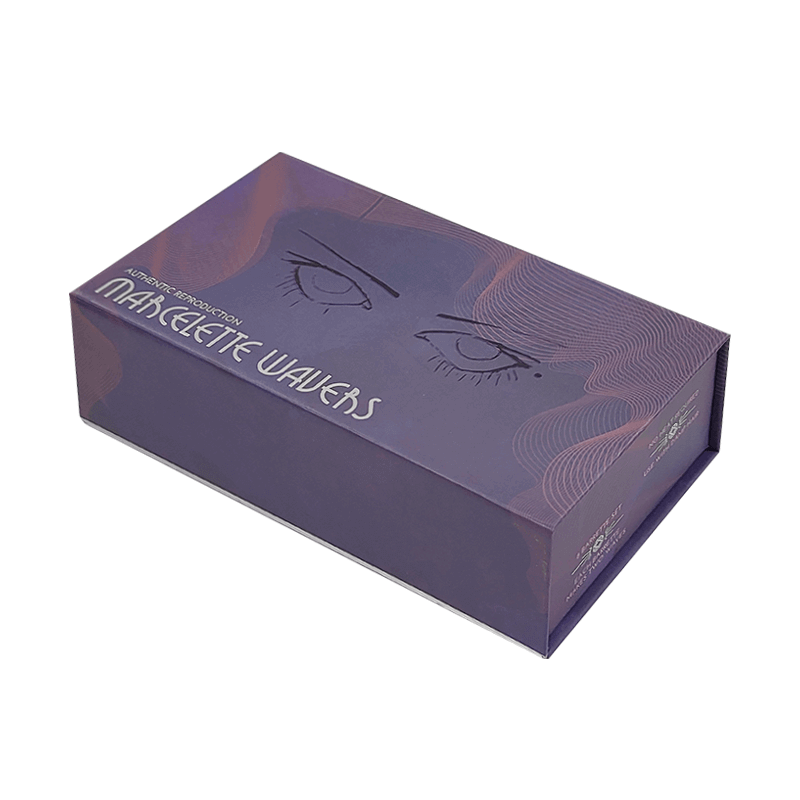 CMYK/PANTONE Printing Luxury Matte Magnetic Flip Packaging Paper Box for Cosmetic