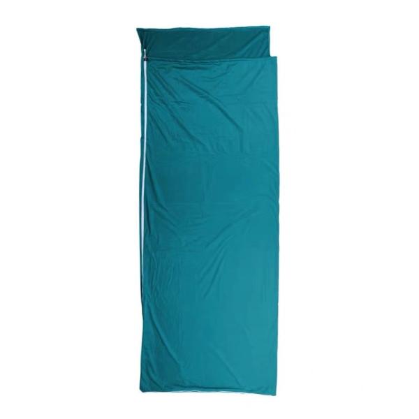 Buy cheap Solid Color Fleece Sleeping Bag Liner , Light Sleeping Bag Inner Sheet from wholesalers