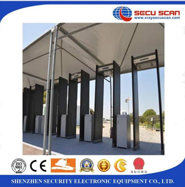 Buy cheap 6 Zones Door Frame Metal Detector Walk Through Scanner Metal Detectors For Security from wholesalers