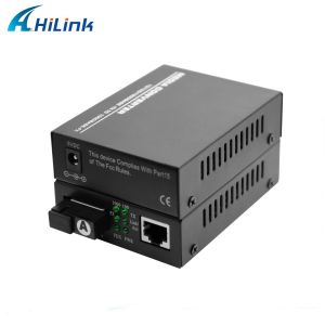 Buy cheap 80KM SC Fiber Media Converter 10/100/1000M Tx To 1X1000M Fx Single Mode Single Fiber product