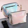 Buy cheap Portable Zippered PU Leather Holographic Cosmetic Bag from wholesalers