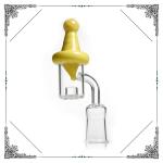 Core Reactor Quartz Banger Nail With Color Carb Cap 14mm 18mm Male Female For