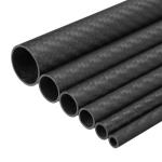 Nonmagnetic Electromagnetic Carbon Fiber Tube 3K Twill Weave Pattern Matte
