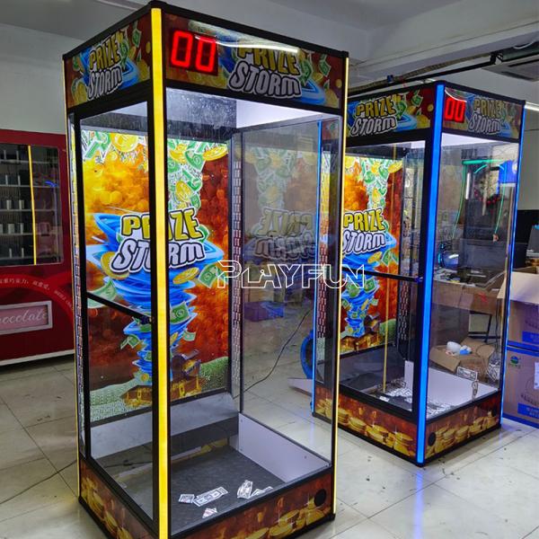Arcade Center Device Prize Storm Flying Ticket Catching Grab Ticket Redemption Arcade Skill Game Machine