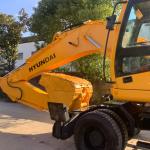 Used Original South Korea hyundai 210W-7 Wheel Excavator Digger High Quality