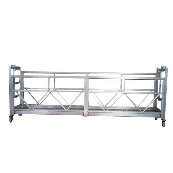 Buy cheap Aluminum ZLP630 6 meters counter weight facade cleaning gondola for sale from wholesalers