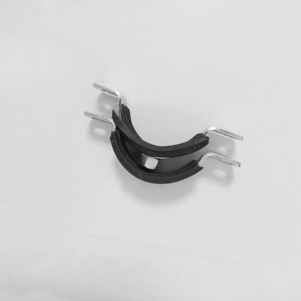 Buy cheap Galvanized Steel chrome Pipe Hanging Clamp P Type Heavy Duty Pipe size from wholesalers