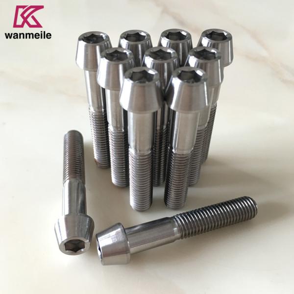Buy cheap Gr5 DIN912 Titanium Taper Head Bolt Titanium Hexagon Head Bolt For Motorcycle And Bike from wholesalers