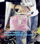 Neon Laser Shopping Bag Tote Bag, PVC bag/handbag for shopping/traveling bag,