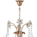 Copper Crystal chandelier lighting 6 Lights for Hallway Bedroom Lighting (WH-PC