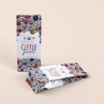 Custom Printed PLA/Kraft Paper Gusset Coffee Bag With Valve Zipper