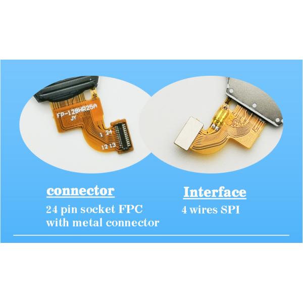 4SPI Interface 1.3 inch Tft Lcd 240X240Dots Ips Gc9A01 14Pin Zip Fpc Round Lcd Display For Smart Watches Round Display