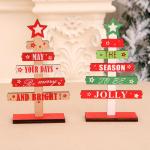 Mini wooden Desktop Christmas tree for Decorations