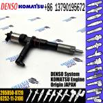China made cheap diesel injector 295050-0720 For Komatsu 6252-11-3100 6252113100