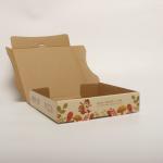 Pizza Disposable Food Packaging Box With Logo 12 Inches 14 Inches 16 Inches