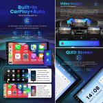 2din Android Carplay Multimedia Player for Honda VW Hyundai Kia Suzuki Toyota