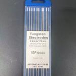 TIG Welding Consumables 2.4mm*175mm White Head Tungsten Electrodes 0.8%