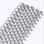 Gold Color Anti Rust Aluminum Decorative Mesh Metal Coil Drapery