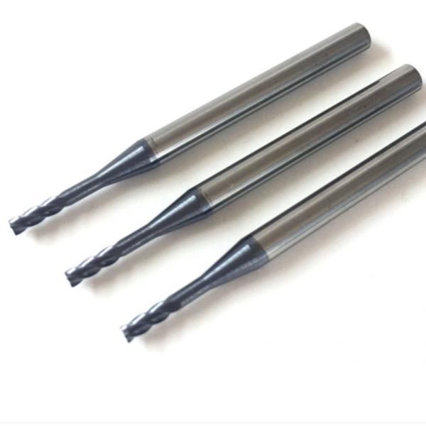 Buy cheap Long Neck Hardness Steel Solid Tungsten Carbide 2.5mm End Mill Hrc65 from wholesalers