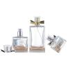 Buy cheap 50 / 100ml Perfume Transparent Glass Custom Spray Bottle Thickened Cosmetic Elegant and Discreet Look from wholesalers