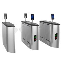 Buy cheap Brushed Stainless Steel Pedestrian Barrier Gate Turnstile Entry Systems product