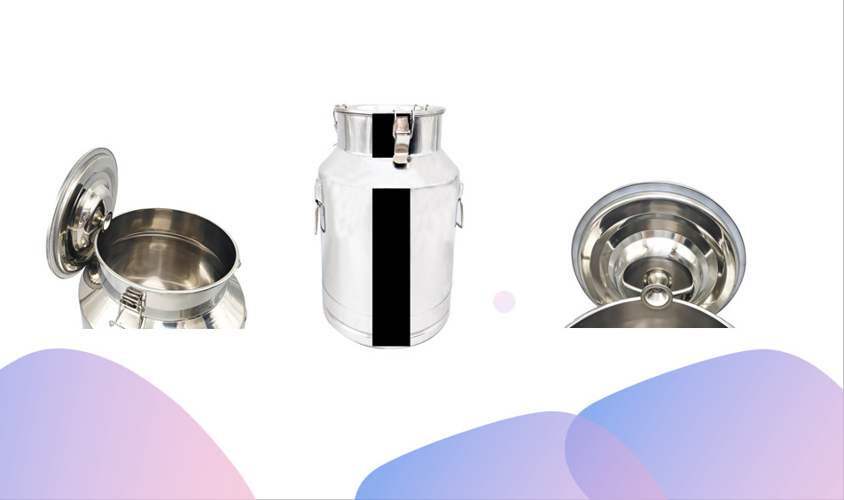 Sealed Storage 5 Gallon Stainless Steel Milk Can With Spigot