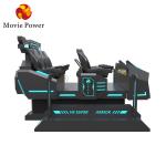 9d VR Theme Park Cinema Virtual Reality Roller Coaster Simulator 6 Seats Vr Game