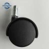 Buy cheap 60mm Furniture Trolley Wheels PP Black 6x2 Caster Wheel For Game Chair from wholesalers