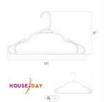 PP Thick Plastic Hangers Adult Clothing Plastic Tubular Hangers