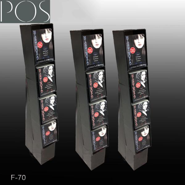 Buy cheap books currugated cardboard displays stand shelf from wholesalers